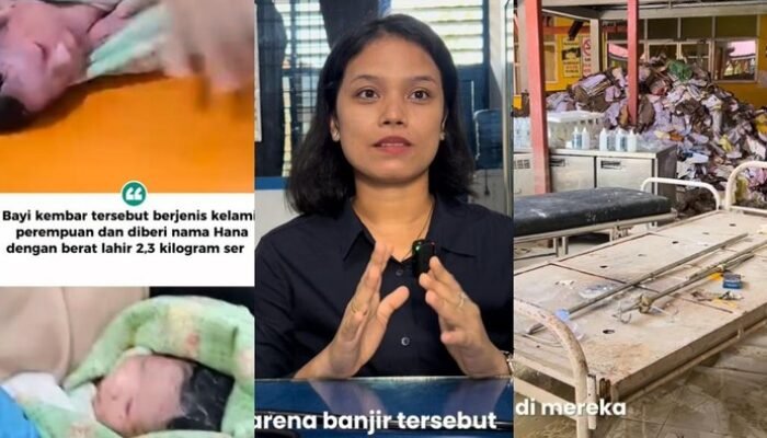 Dokter Beraksi saat Banjir: Melahirkan Bayi Kembar di Ambulan Sumut