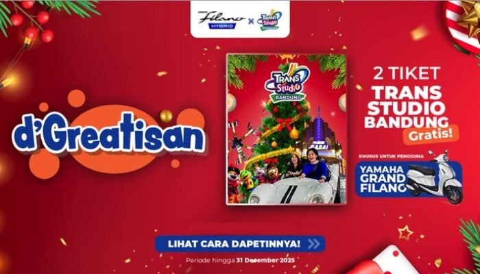 “Punya Yamaha Grand Filano? Nikmati Gratis Tiket Trans Studio Bandung!”