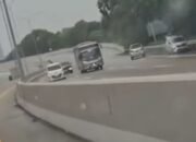 “Avanza Berlawanan Arah di Tol: Bahu Jalan Nyaris Menyebabkan Kecelakaan!”