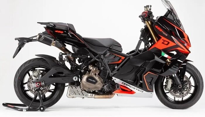 **Italjet Dragster 459 Meluncur: Penggerak Rantai dan Desain Agresif, Harga Rp 190 Jutaan**