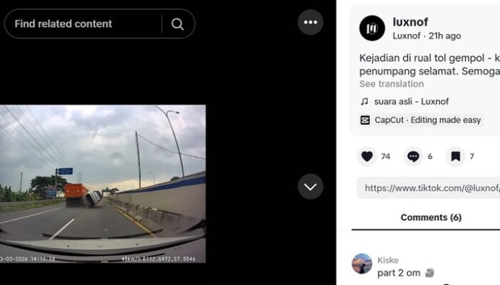 Detik-detik Daihatsu Xenia Hantam Bokong Truk: Kap Terbang-Terguling – Update 3